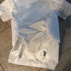 Nike White Mesh Sports Top